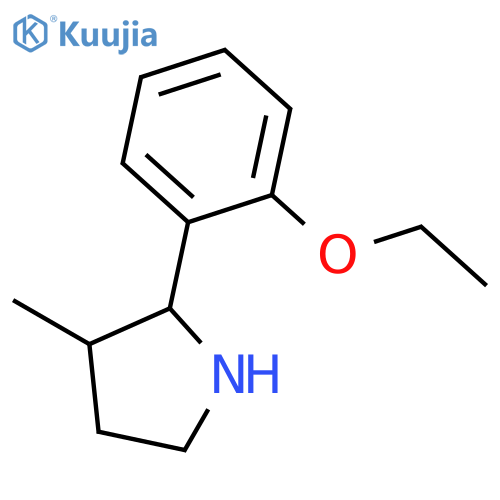 Pyrrolidine, 2-(2-ethoxyphenyl)-3-methyl- (9ci) structure