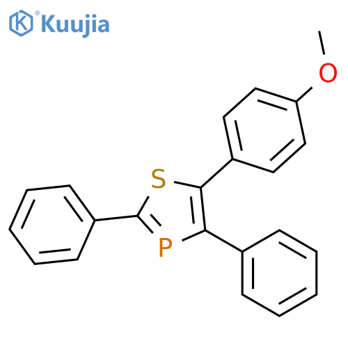 1,3-Thiaphosphole, 5-(4-methoxyphenyl)-2,4-diphenyl- structure