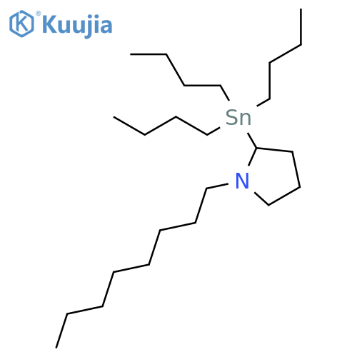 PYRROLIDINE, 1-OCTYL-2-(TRIBUTYLSTANNYL)- structure