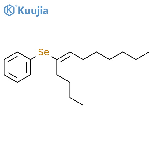 Benzene, [[(1Z)-1-butyl-1-octenyl]seleno]- structure