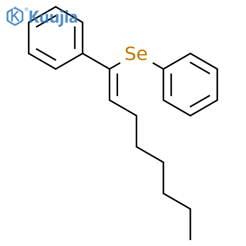 Benzene, [[(1Z)-1-phenyl-1-octenyl]seleno]- structure