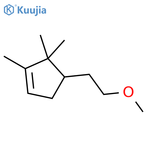 CYCLOPENTENE, 4-(2-METHOXYETHYL)-1,5,5-TRIMETHYL- structure