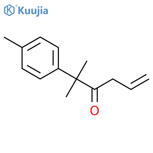 5-HEXEN-3-ONE, 2-METHYL-2-(4-METHYLPHENYL)- structure