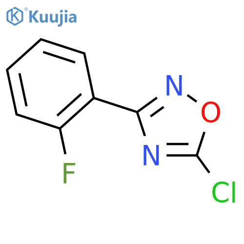 5-Chloro-3-(2-fluorophenyl)-1,2,4-oxadiazole structure
