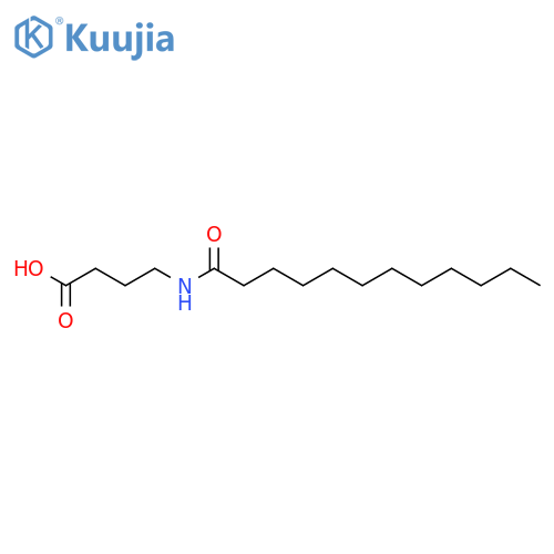 Butanoic acid,4-[(1-oxododecyl)amino]- structure