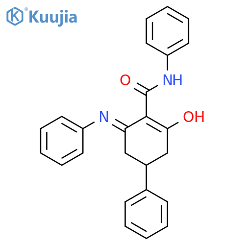 6-Oxo-N,4-diphenyl-2-(phenylamino)cyclohex-1-ene-1-carboxamide structure