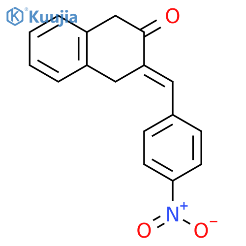 2(1H)-Naphthalenone, 3,4-dihydro-3-[(4-nitrophenyl)methylene]-, (3E)- structure