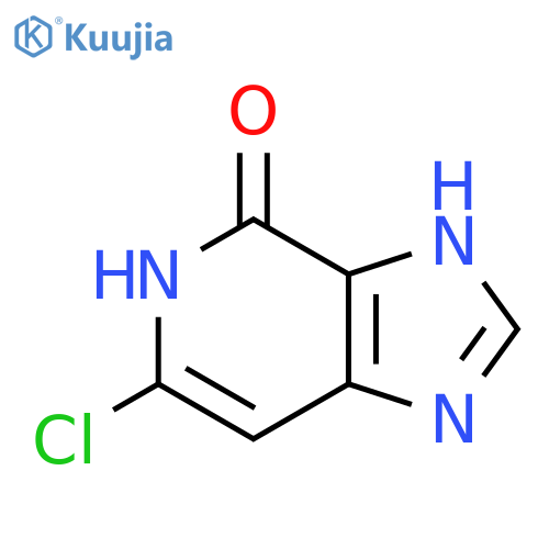 6-chloro-1H-imidazo4,5-cpyridin-4-ol structure