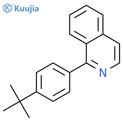 Isoquinoline, 1-[4-(1,1-dimethylethyl)phenyl]- structure