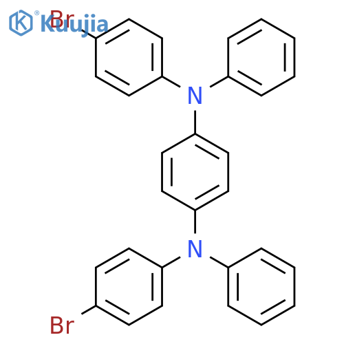 1,4-Benzenediamine, N1,N4-bis(4-bromophenyl)-N1,N4-diphenyl- structure
