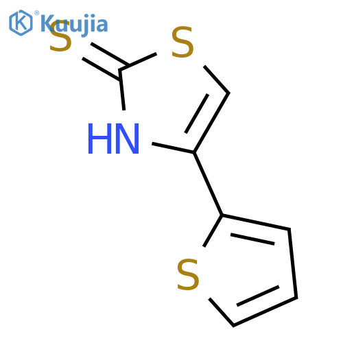 4-(2-Thienyl)-1,3-thiazole-2-thiol structure