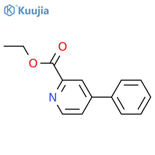 Ethyl 4-phenylpyridine-2-carboxylate structure