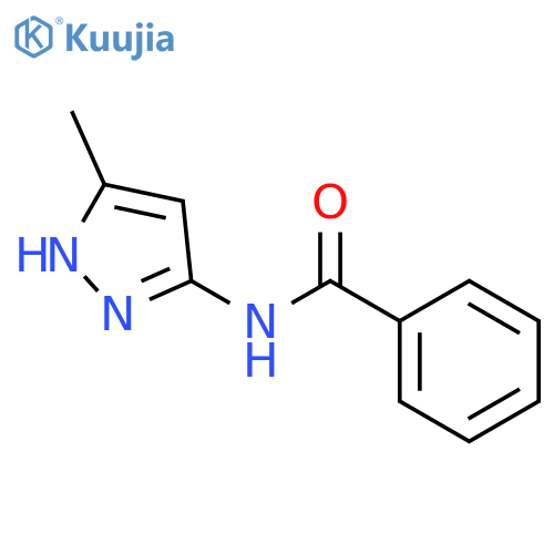 Benzamide, N-(5-methyl-1H-pyrazol-3-yl)- structure