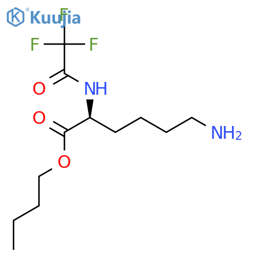 LYSINE, N2-(TRIFLUOROACETYL)-, BUTYL ESTER structure