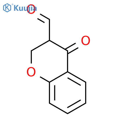 4-oxo-3,4-dihydro-2H-1-benzopyran-3-carbaldehyde structure