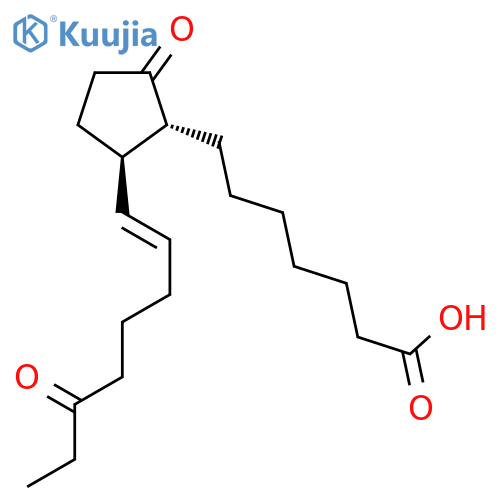 PROST-13-EN-1-OIC ACID, 9,18-DIOXO-, (13E)- structure