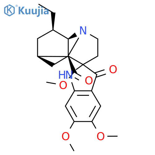 Methyl (1'R,7'S,8'R,9'R)-9'-ethyl-5,6-dimethoxy-3-oxospiro[1H-indole-2,6'-3-azatricyclo[5.3.1.03,8]undecane]-7'-carboxylate structure