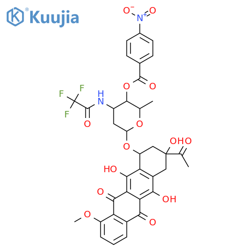 N-Trifluoroacetamido-4’-p-nitrobenzoyl Daunorubicin structure