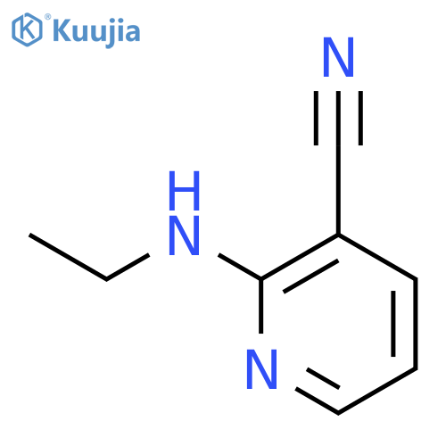 2-(Ethylamino)-3-cyanopyridine structure