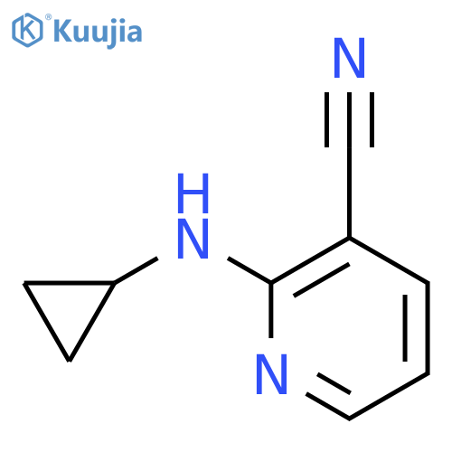 2-(Cyclopropylamino)nicotinonitrile structure