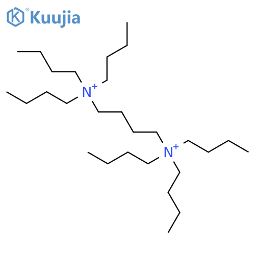 1,4-Butanediaminium, N,N,N,N',N',N'-hexabutyl- structure