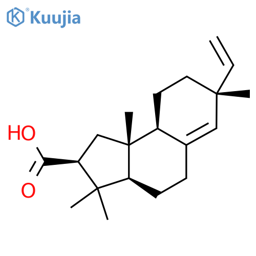 (2S,3As,7R,9aS,9bS)-7-ethenyl-3,3,7,9b-tetramethyl-1,2,3a,4,5,8,9,9a-octahydrocyclopenta[a]naphthalene-2-carboxylic acid structure