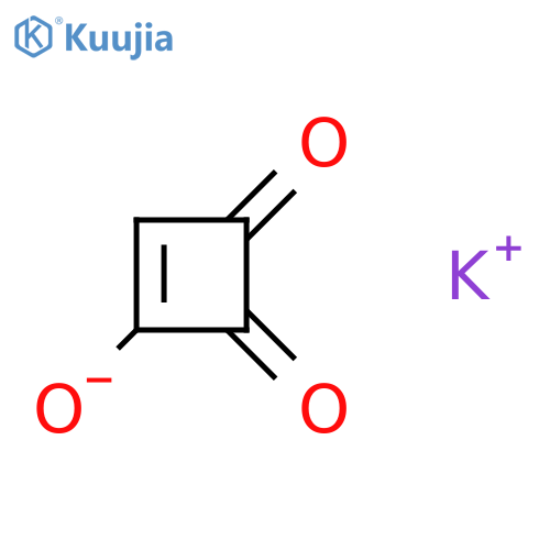 3-Cyclobutene-1,2-dione,3-hydroxy-, potassium salt (1:1) structure