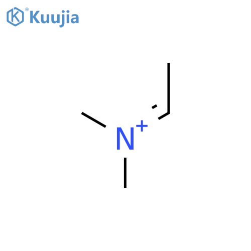 Methanaminium, N-ethylidene-N-methyl- structure