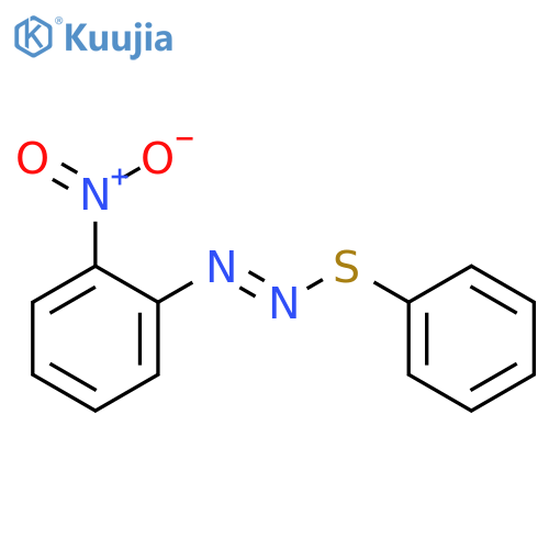 Diazene, (2-nitrophenyl)(phenylthio)- structure
