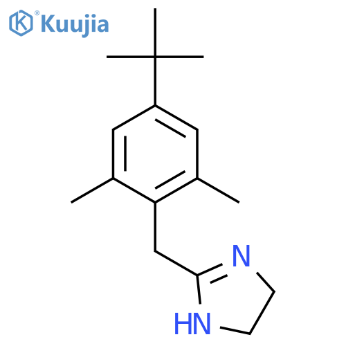 2-[(4-tert-butyl-2,6-dimethylphenyl)methyl]-4,5-dihydro-1H-imidazole structure