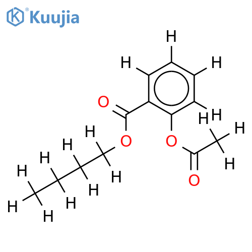 Butyl ester-2-Acebenzoic acid structure