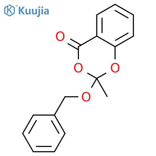 4H-1,3-Benzodioxin-4-one, 2-methyl-2-(phenylmethoxy)- structure