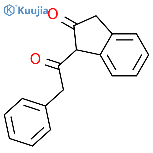 2H-INDEN-2-ONE, 1,3-DIHYDRO-1-(PHENYLACETYL)- structure
