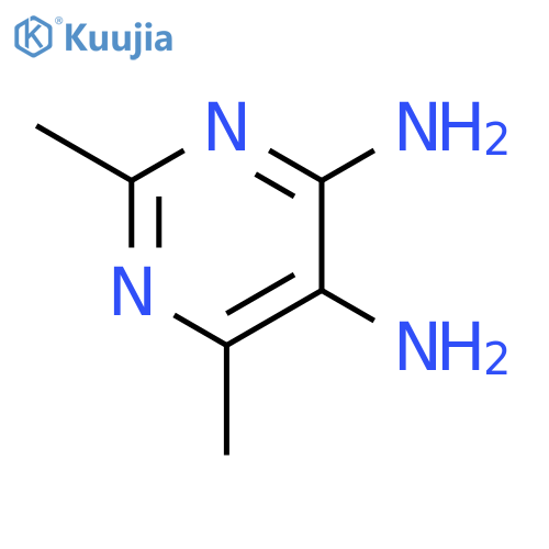 4,5-Pyrimidinediamine, 2,6-dimethyl- (9CI) structure