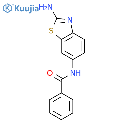 BENZAMIDE, N-(2-AMINO-6-BENZOTHIAZOLYL)- structure