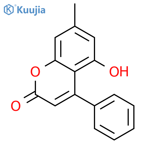 5-Hydroxy-7-methyl-4-phenyl-2H-chromen-2-one structure
