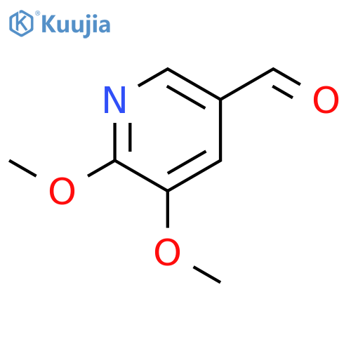 5,6-dimethoxypyridine-3-carbaldehyde structure
