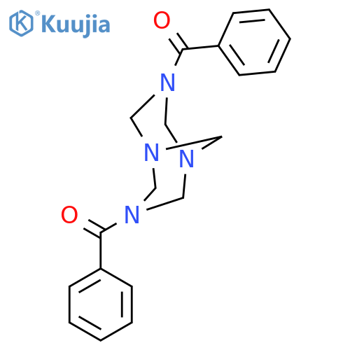 1,3,5,7-Tetraazabicyclo[3.3.1]nonane, 3,7-dibenzoyl- structure