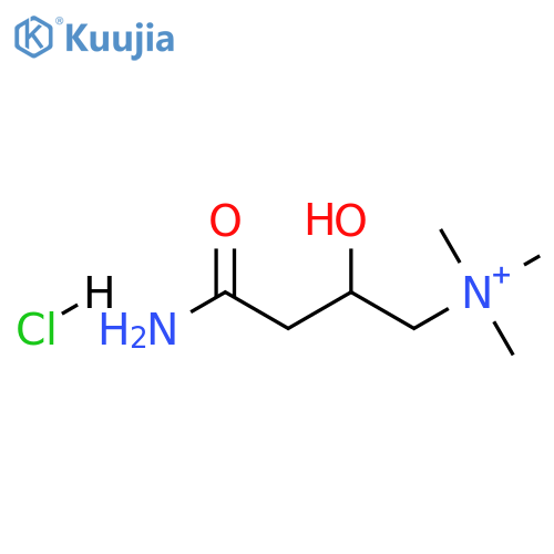 1-Butanaminium,4-amino-2-hydroxy-N,N,N-trimethyl-4-oxo-, chloride (1:1) structure