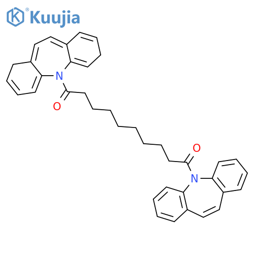 5H-DIBENZ[B,F]AZEPINE, 5,5'-(1,10-DIOXO-1,10-DECANEDIYL)BIS- structure