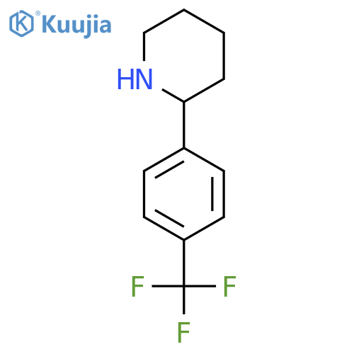 2-4-(Trifluoromethyl)phenylpiperidine structure