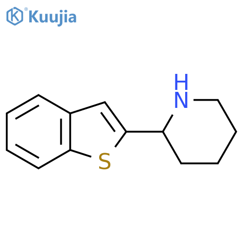 2-(1-Benzothiophen-2-yl)piperidine structure