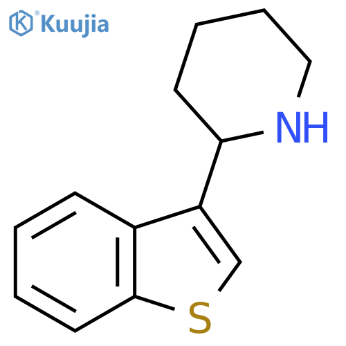 2-(1-benzothiophen-3-yl)piperidine structure