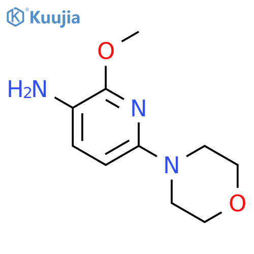 2-methoxy-6-(morpholin-4-yl)pyridin-3-amine structure