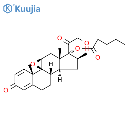 16-Methylepoxide-17-valerate structure