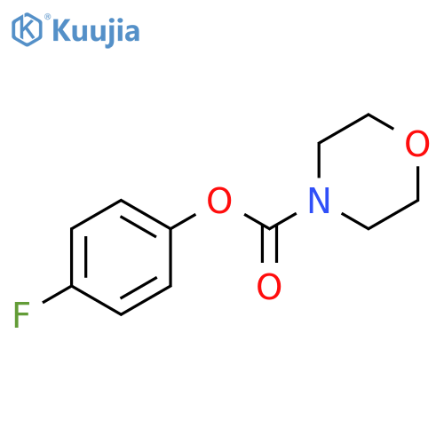 4-fluorophenyl morpholine-4-carboxylate structure