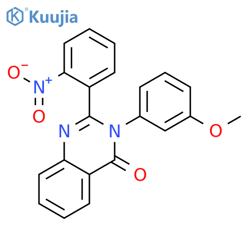 3-(3-methoxyphenyl)-2-(2-nitrophenyl)quinazolin-4(3H)-one structure