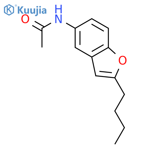 N-(2-Butylbenzofuran-5-yl)acetamide structure
