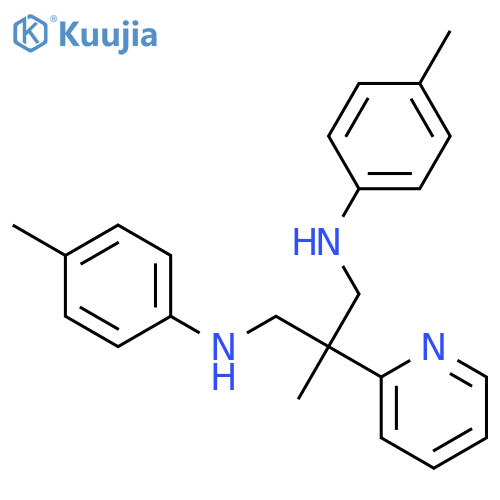 1,3-Propanediamine, 2-methyl-N,N'-bis(4-methylphenyl)-2-(2-pyridinyl)- structure