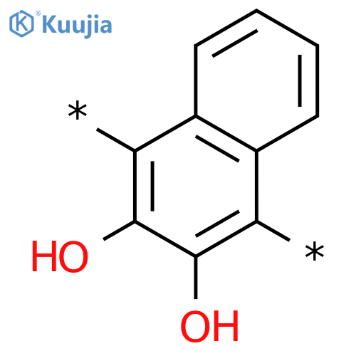 Poly(2,3-dihydroxy-1,4-naphthalenediyl) structure